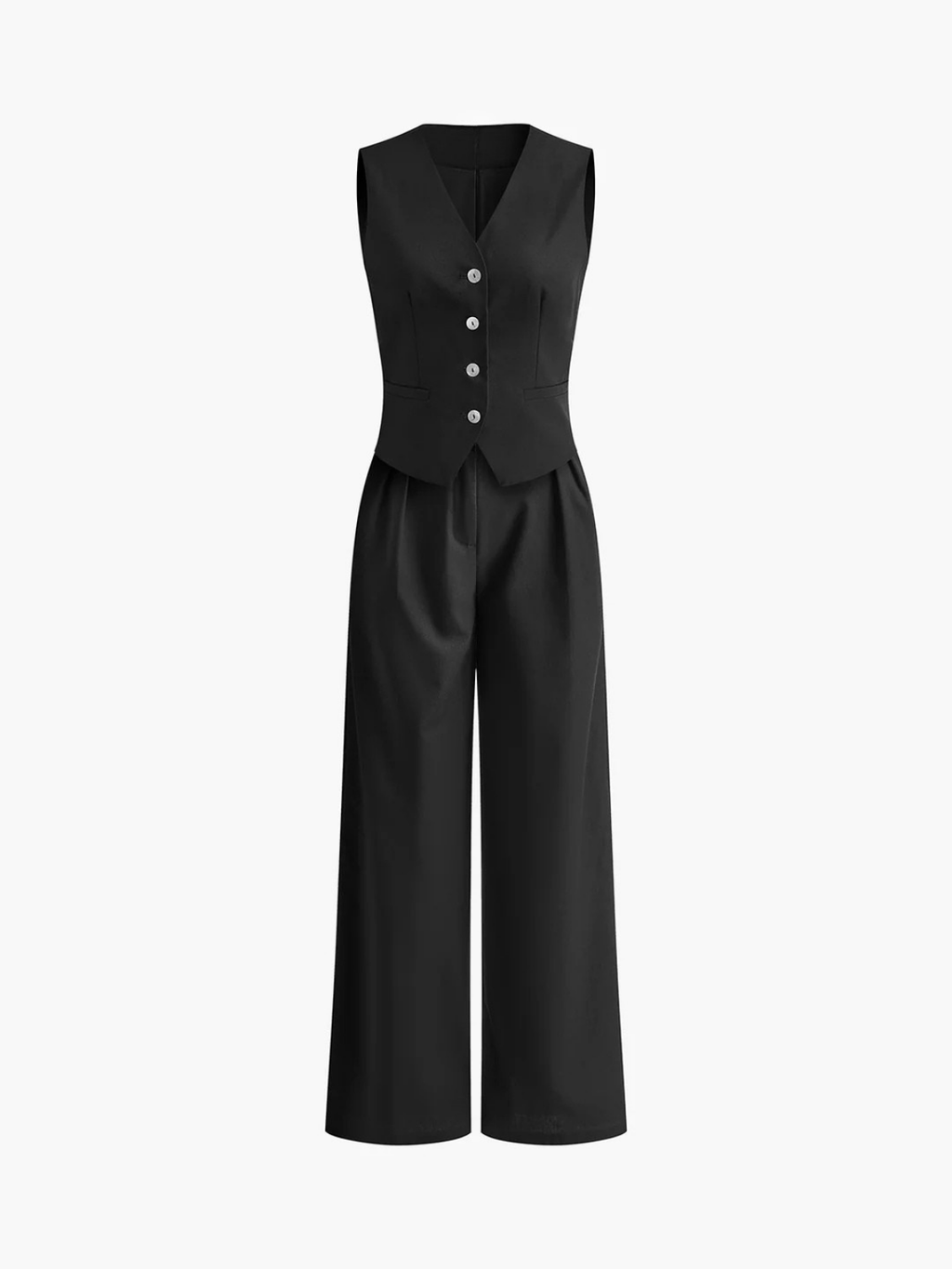 Valenzora | Stylish cotton and linen trouser set