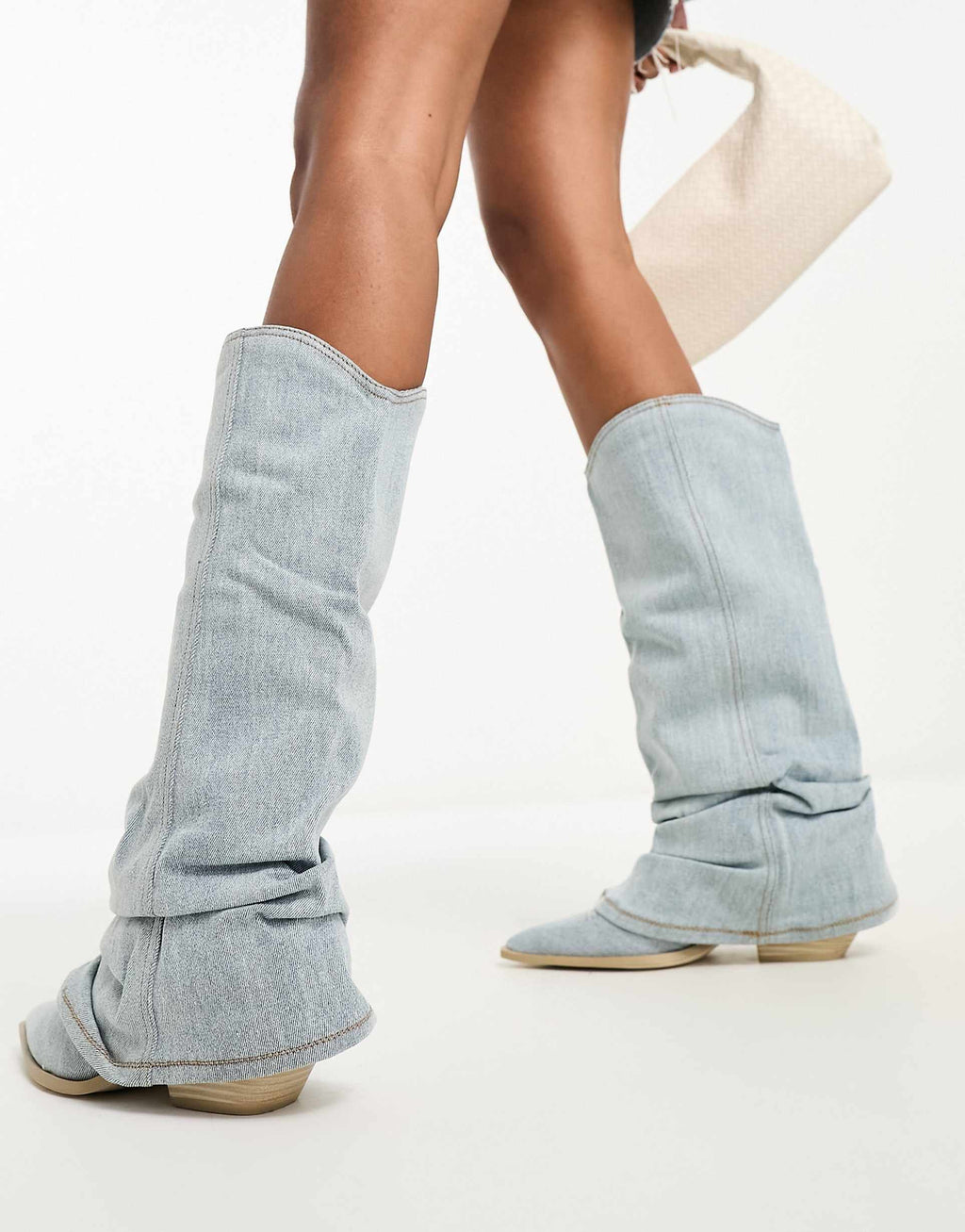 Valenzora | Denim Fashion Boots for Women