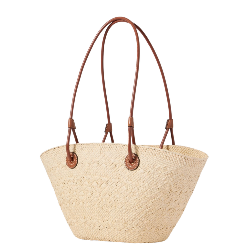 Valenzora | Straw bag with details