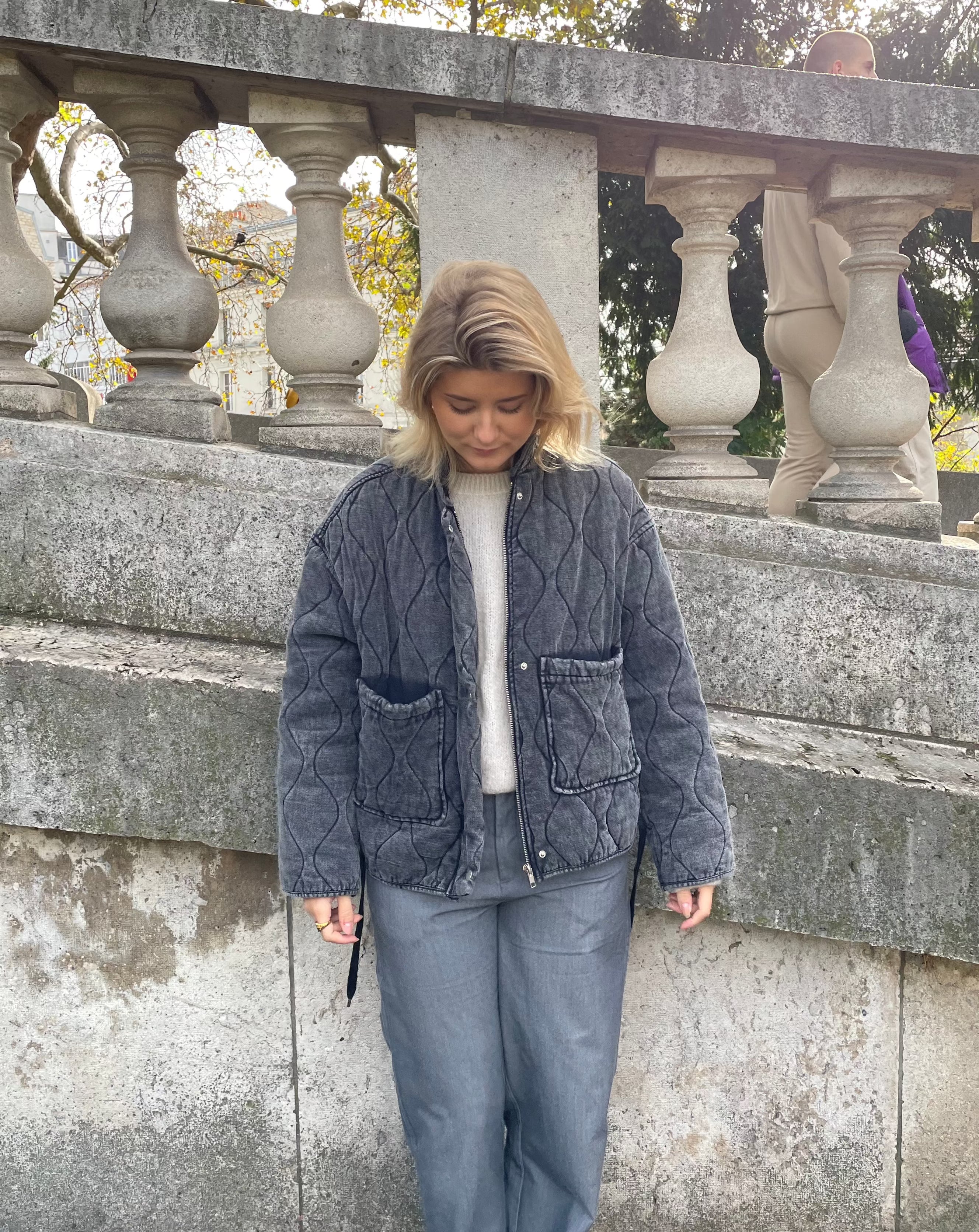 Valenzora | Must-Have Grey Jacket with Large Pockets