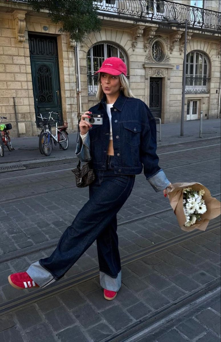 Valenzora | Denim Oversized Set for Women