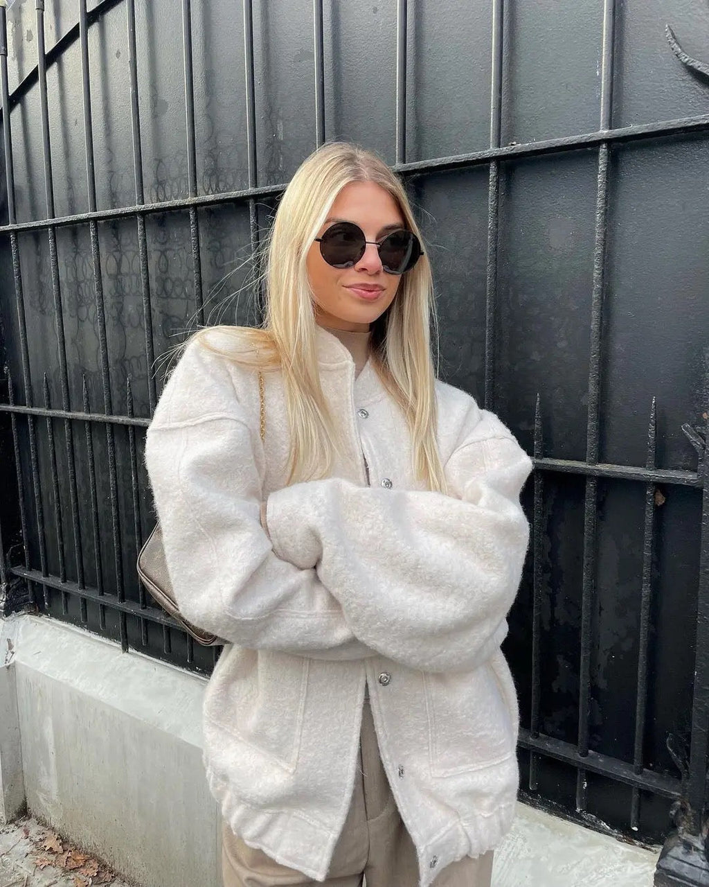 Valenzora | Oversized luxury bomber jacket for women, best-selling autumn jacket 2023