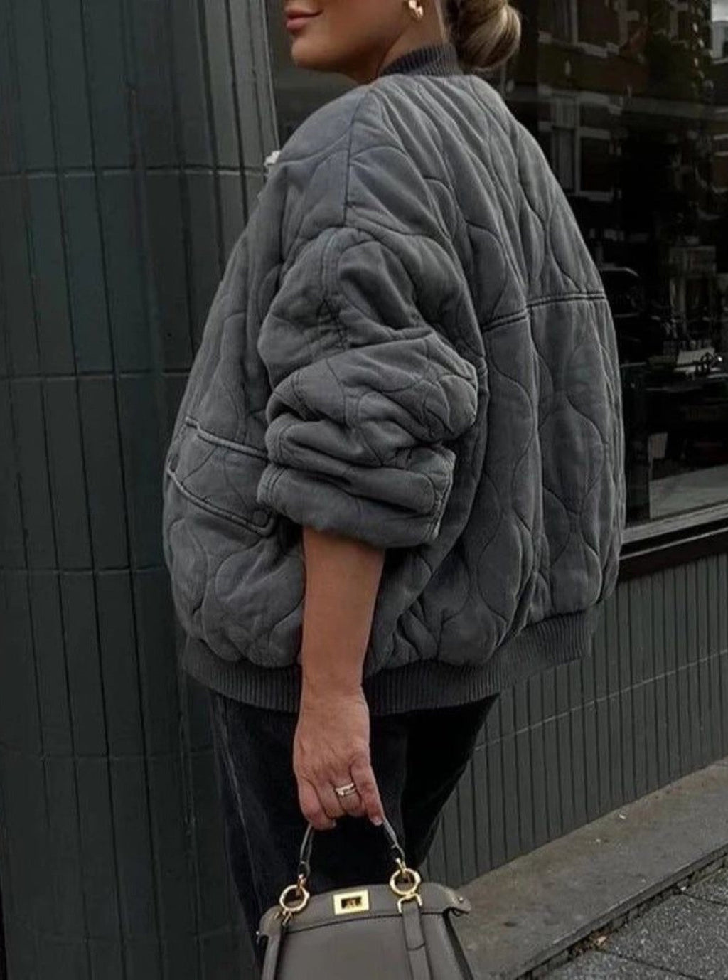 Valenzora | Padded bomber jacket