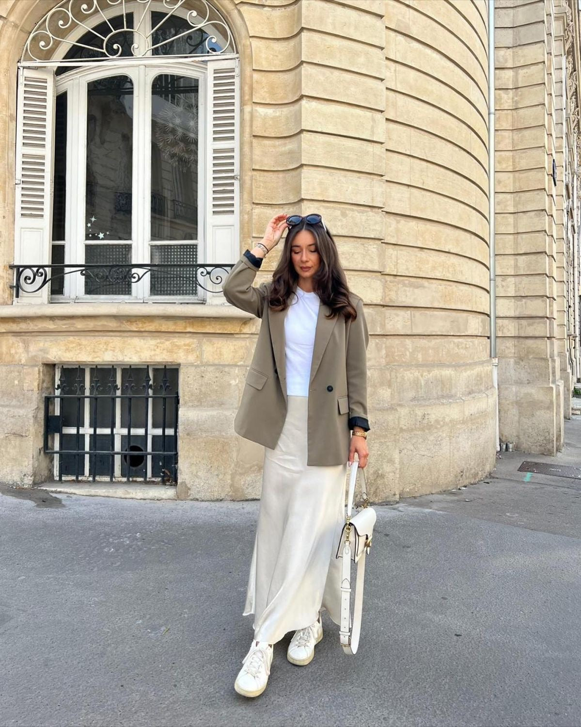 Valenzora | Satin Maxi Skirt for Women