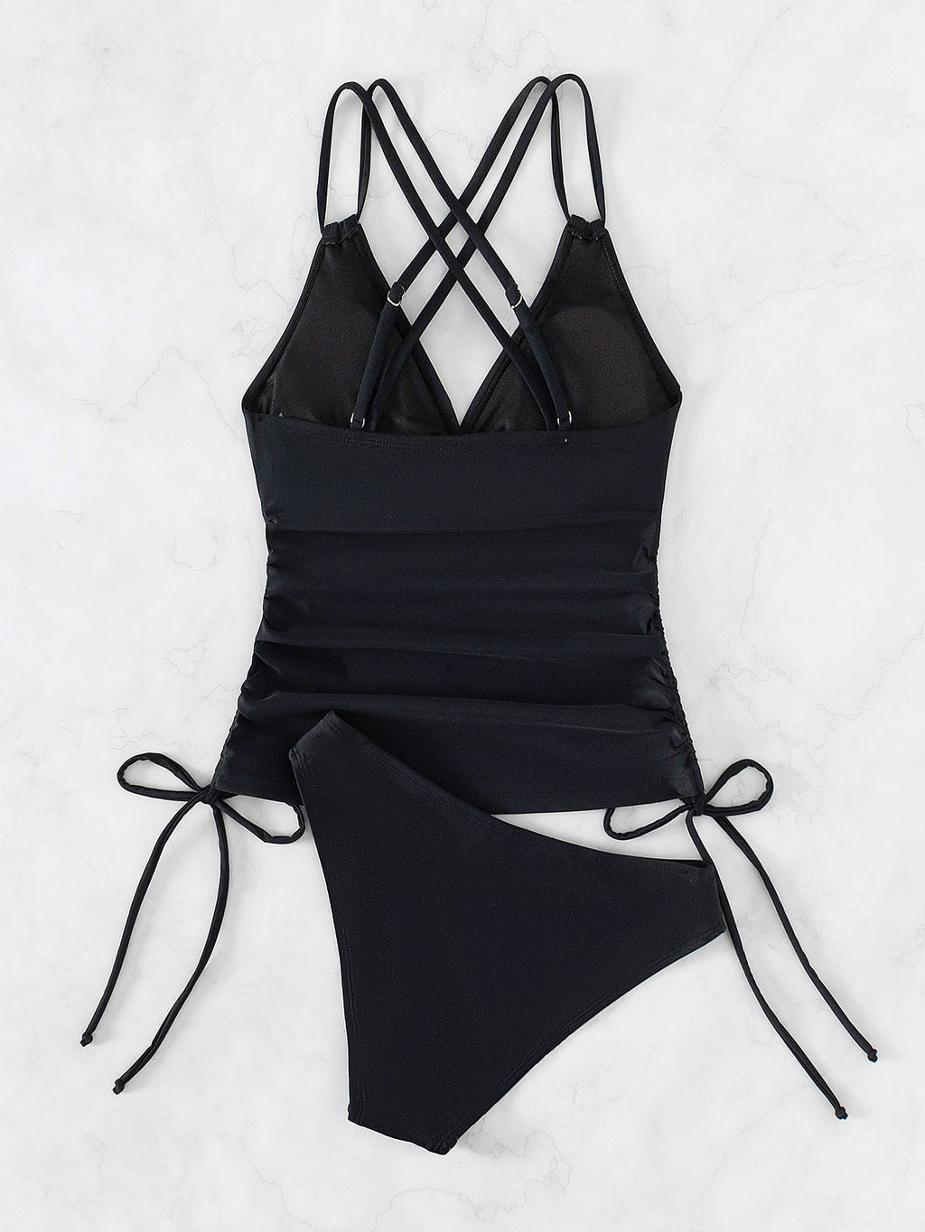 Valenzora Tankini swimsuit with crossed straps