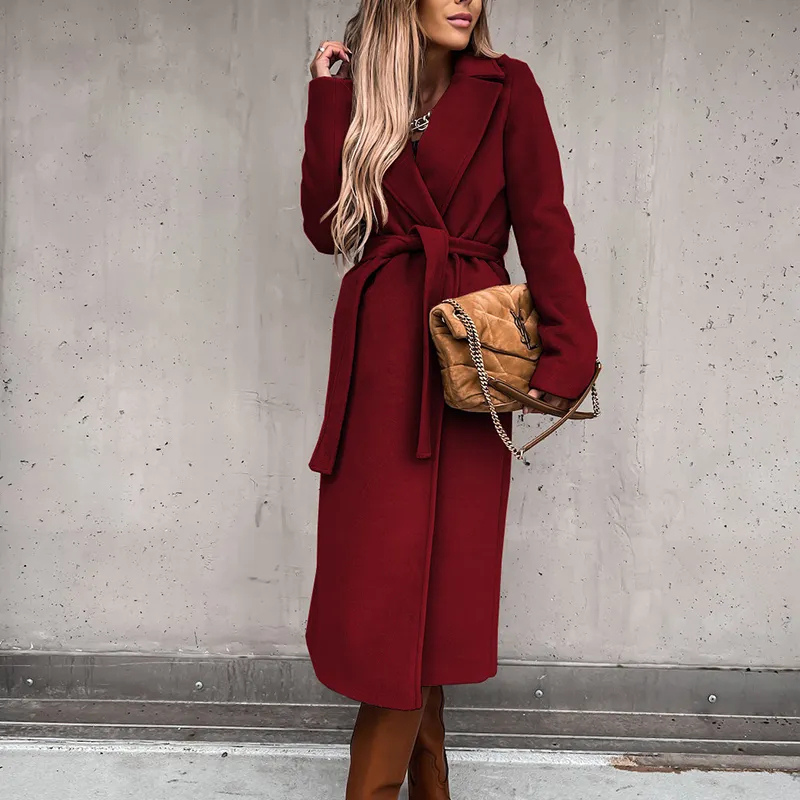 Valenzora Coat | Elegant long coat for women