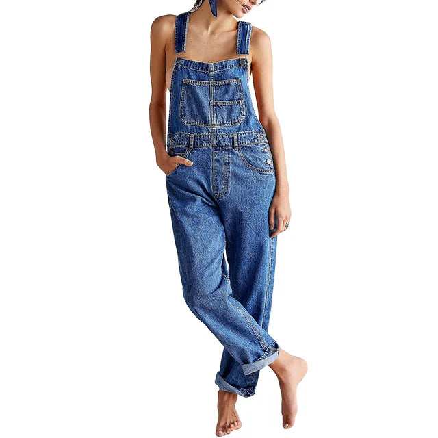 Valenzora | Stylischer Denim-Jumpsuit mit Relaxed Fit