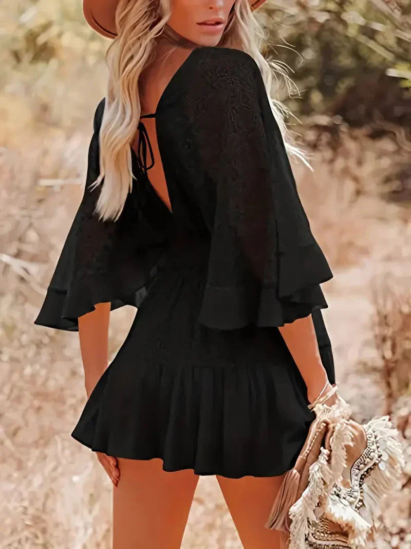 Valenzora | Boho mini dress for women