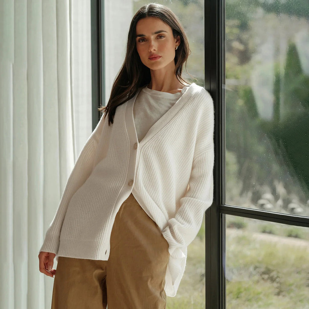 Valenzora | Warm button-up cardigan for women