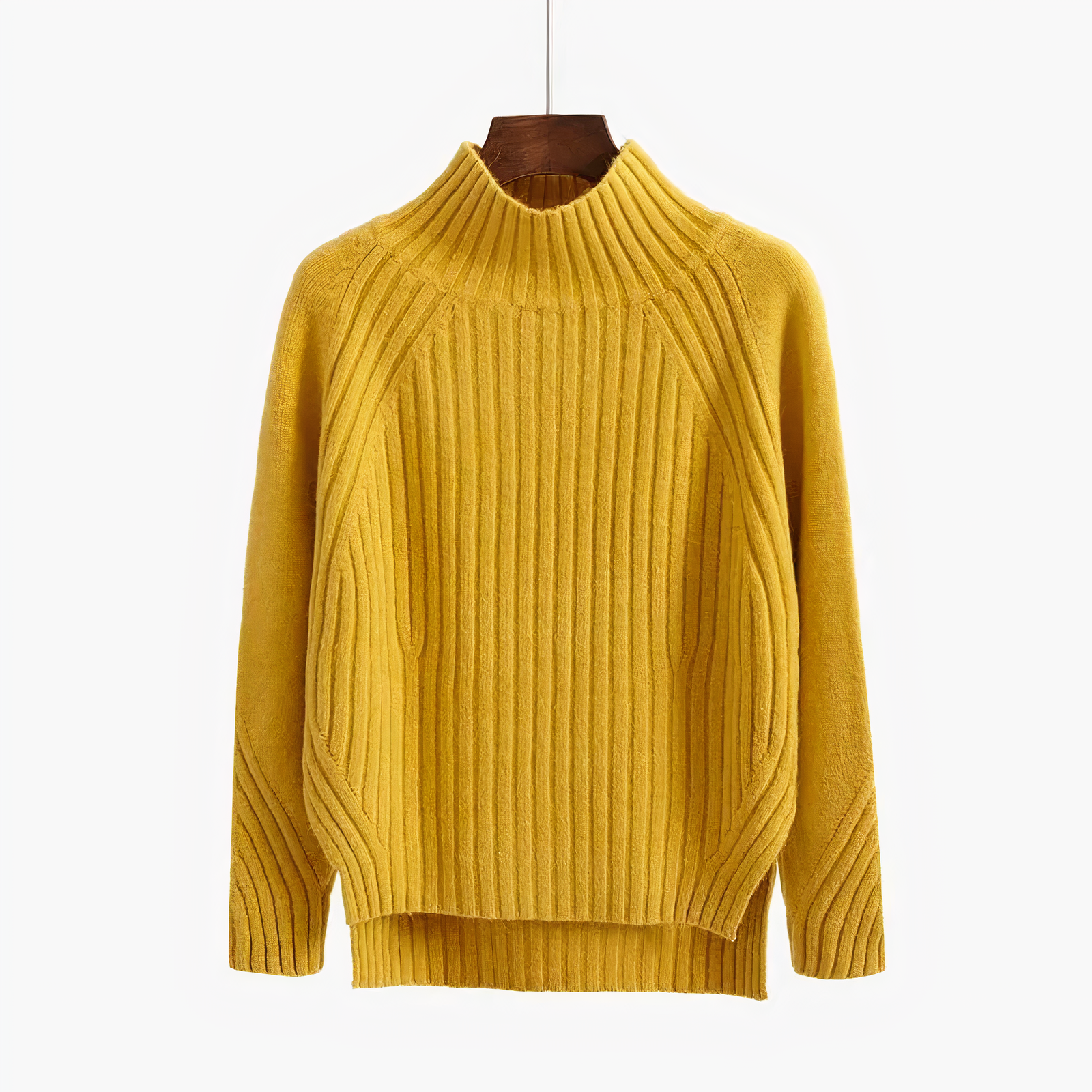 Valenzora | R neckline Cozy knit sweater for women