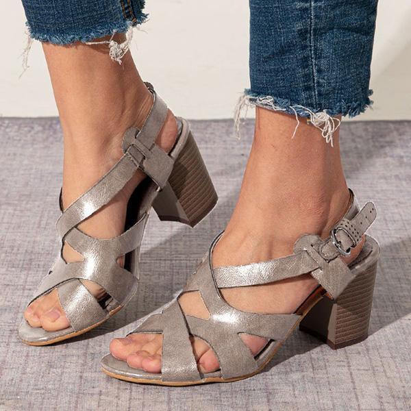 Valenzora | Elegant Sandals with Low Block Heel