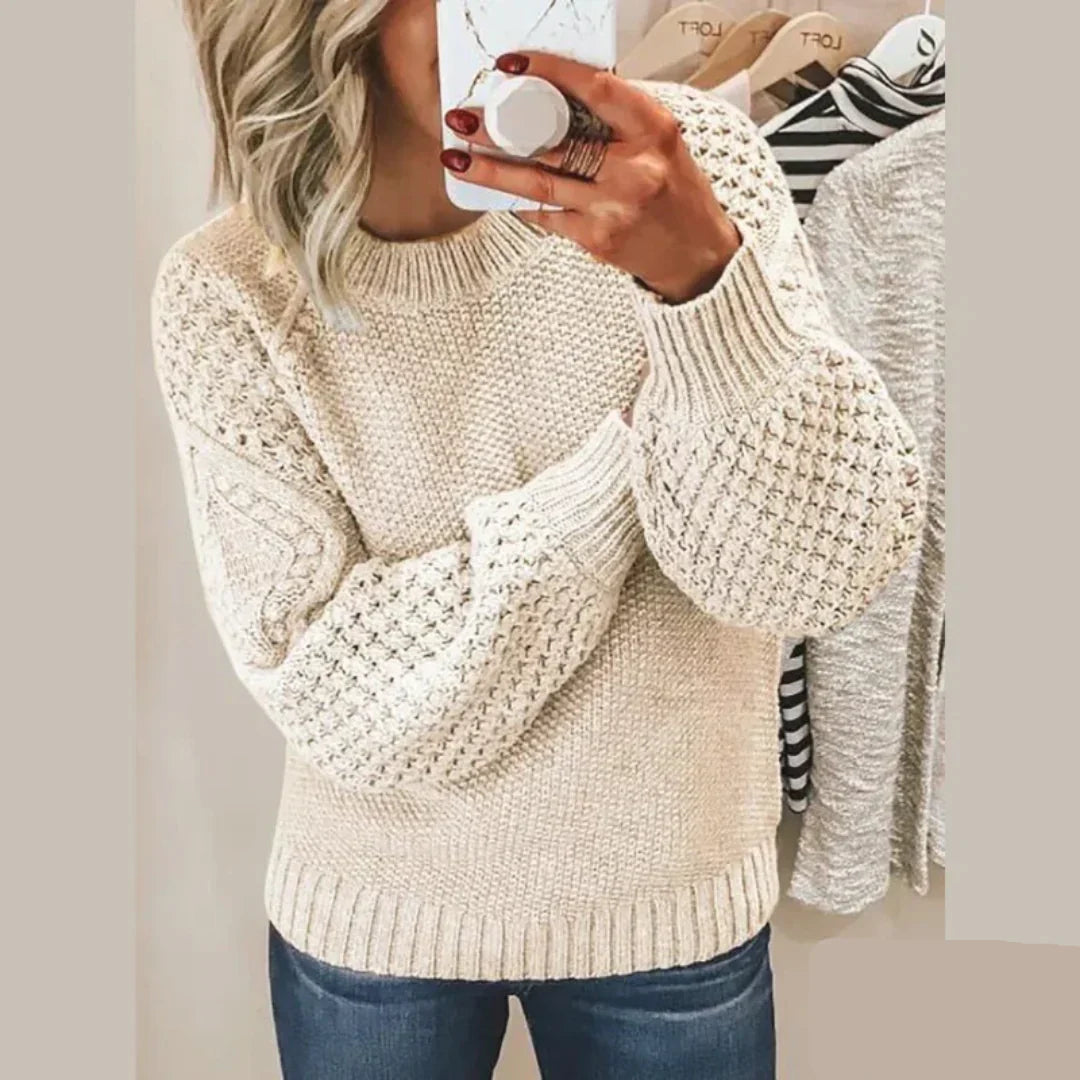 Valenzora | Klassischer Wollpullover