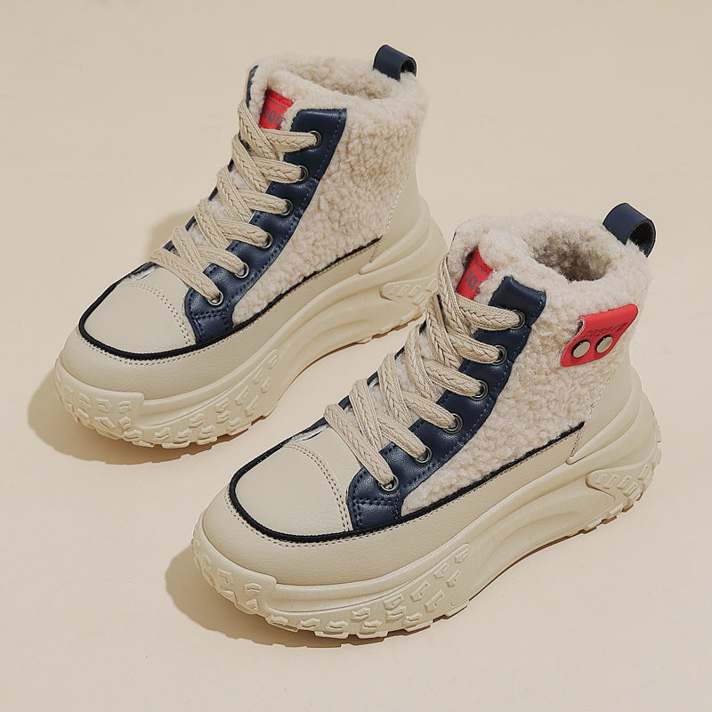 Valenzora – Wasserdichte Plüsch-Stiefeletten