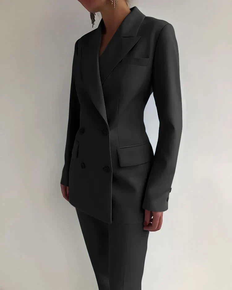 Valenzora | Elegant Blazer and Trousers Set for Women