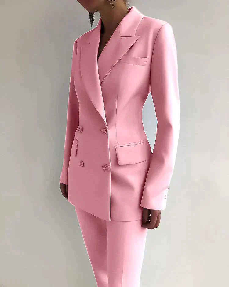 Valenzora | Elegant blazer and trousers set for women