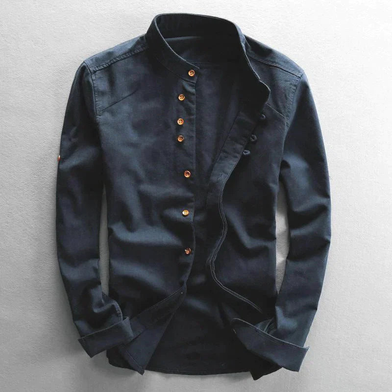 Valenzora | Elegantes japanisches Leinenhemd