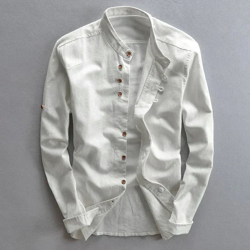 Valenzora | Elegantes japanisches Leinenhemd