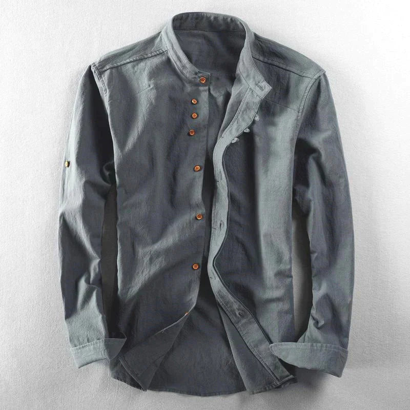 Valenzora | Elegantes japanisches Leinenhemd