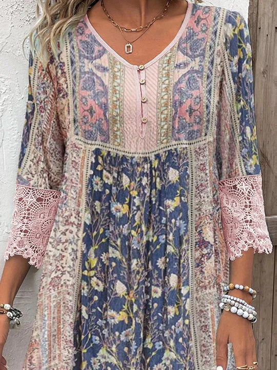 Valenzora | Jente Bohemian Tunic Dress