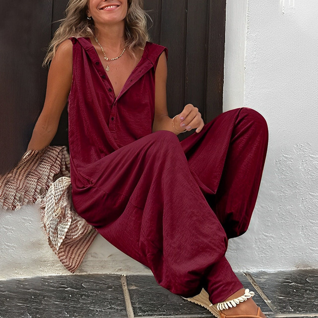 Valenzora | Damen ärmelloser Overall
