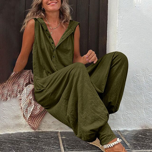 Valenzora | Damen ärmelloser Overall
