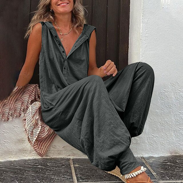 Valenzora | Damen ärmelloser Overall