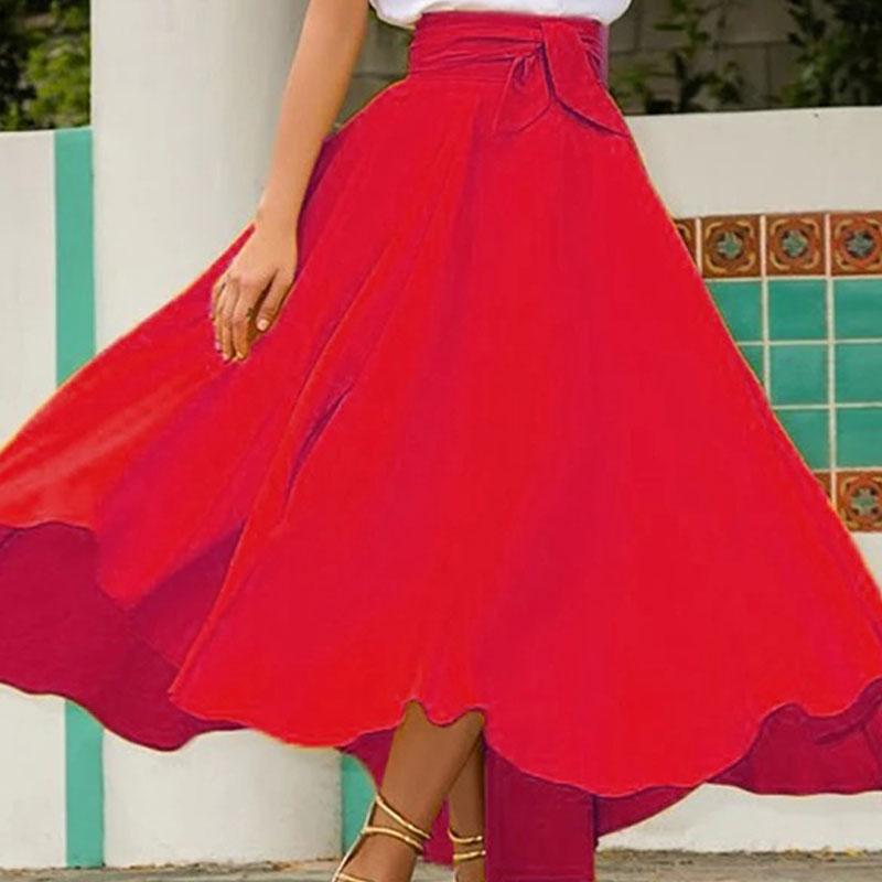 Valenzora | Long Vintage High Waist Large Belt Solid Color