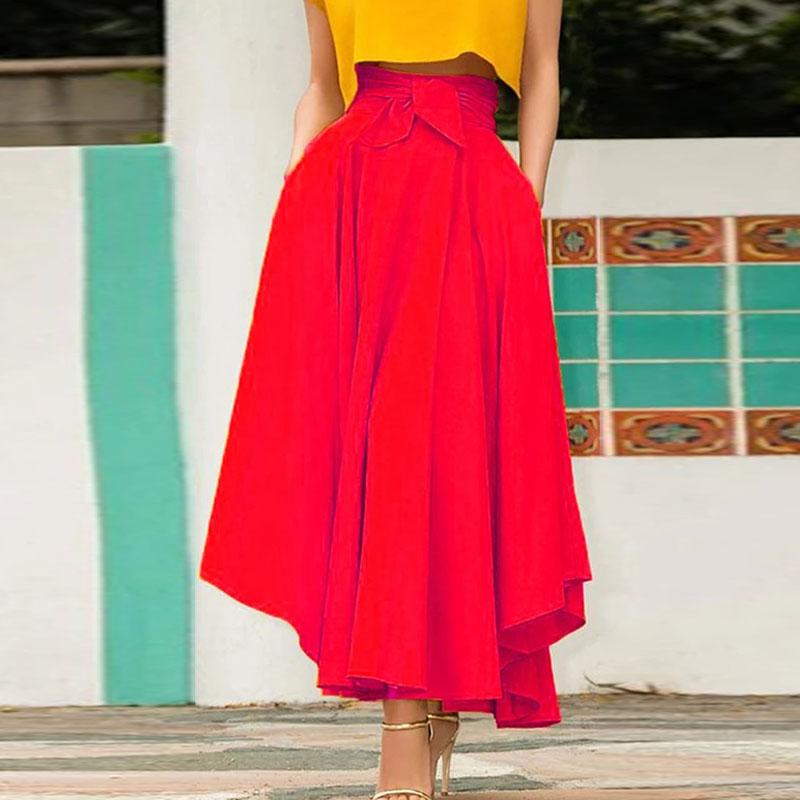 Valenzora | Long Vintage High Waist Large Belt Solid Color