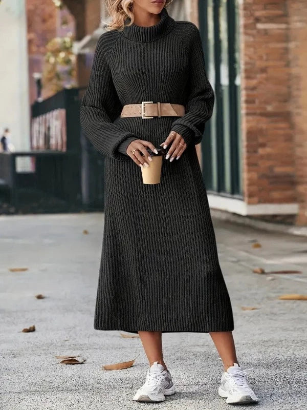 Valenzora - Elegant Knit Dress - Women's Knit Dress for Style and Comfort