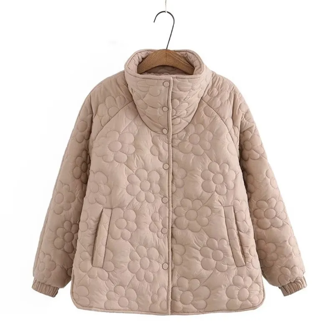 Warmly padded jacket, elegant