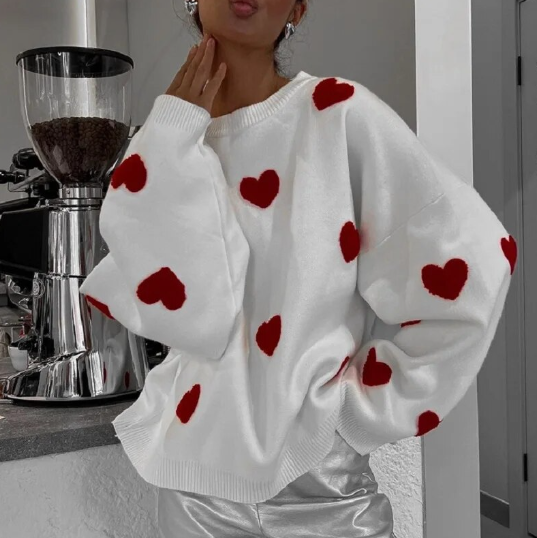 Valenzora | Strickpullover mit Herz
