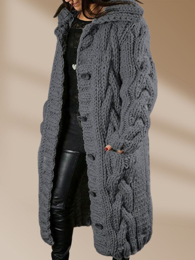 Valenzora - Long knitted vest