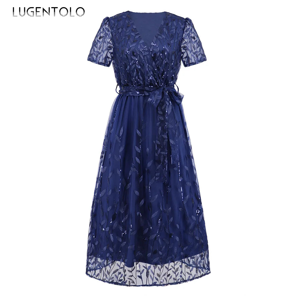 Valenzora - Midi dress with sequins
