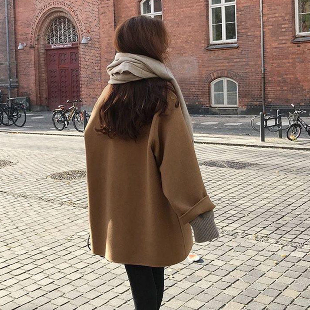 Valenzora Single-breasted elegant women's coat