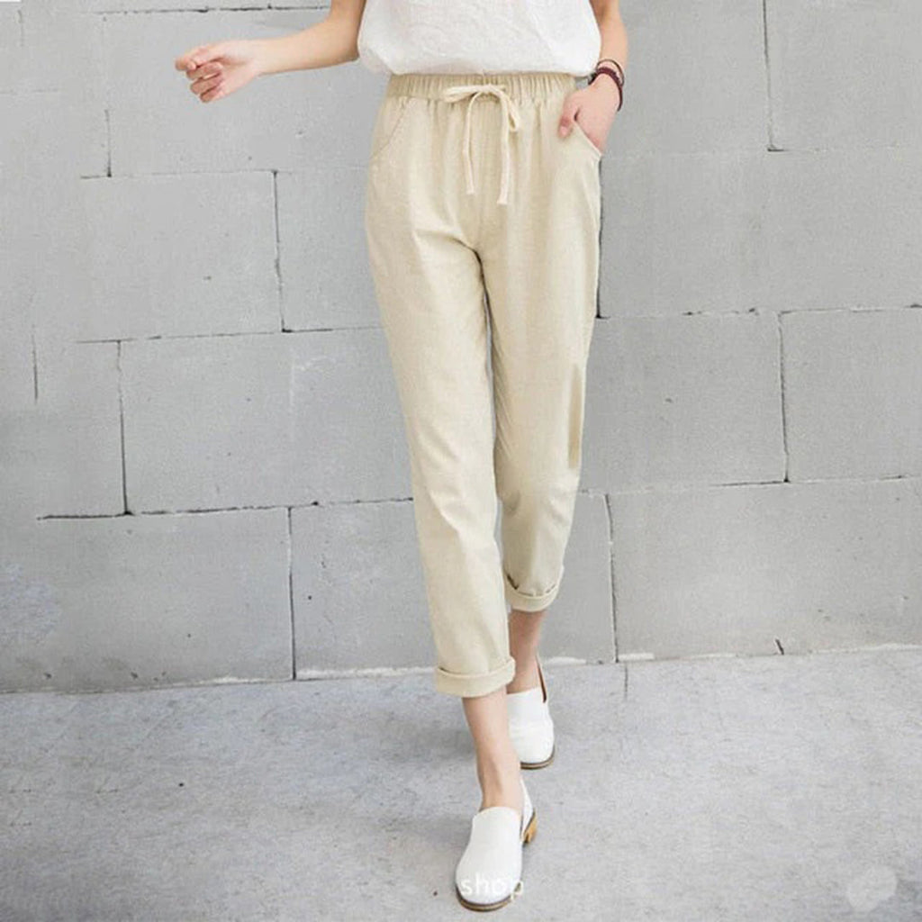 Valenzora | Bequeme Damenhosen in Schwarz, Khaki und Blau