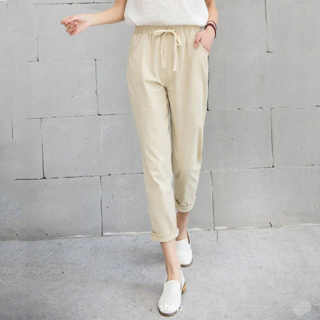 Valenzora | Bequeme Damenhosen in Schwarz, Khaki und Blau