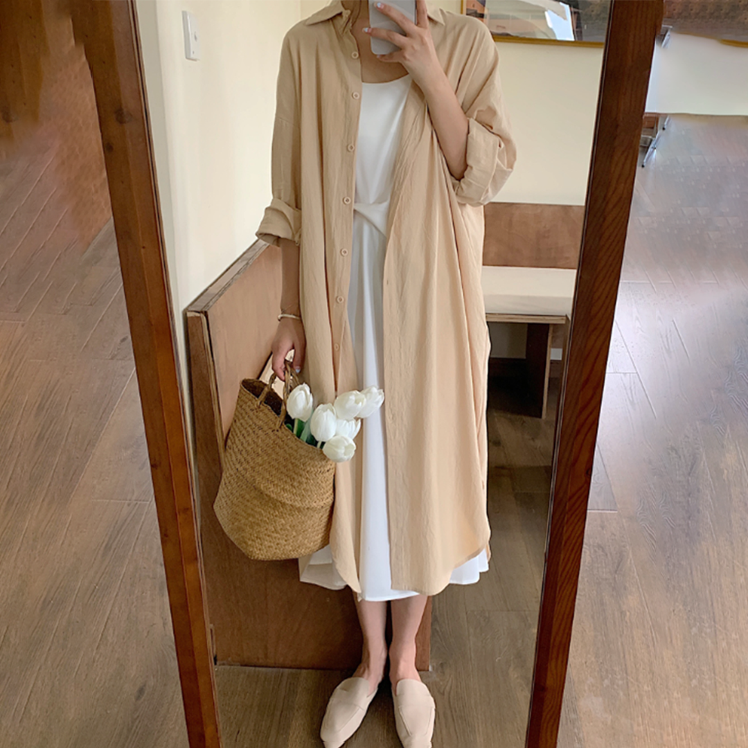 Valenzora: Long shirt dress for stylish comfort
