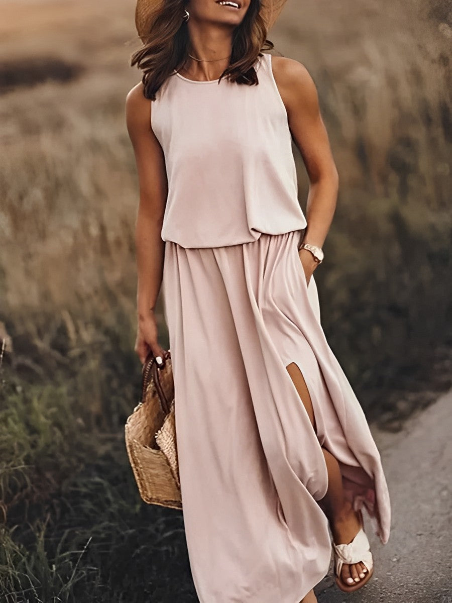 Valenzora | Elegant color play dress