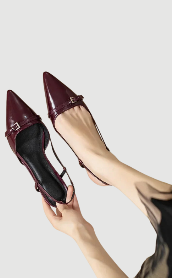 Valenzora | Lackleder-Sandalen mit bequemem Blockabsatz