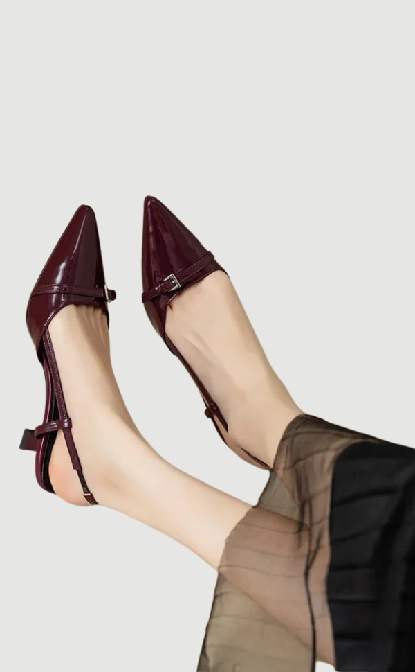 Valenzora | Lackleder-Sandalen mit bequemem Blockabsatz