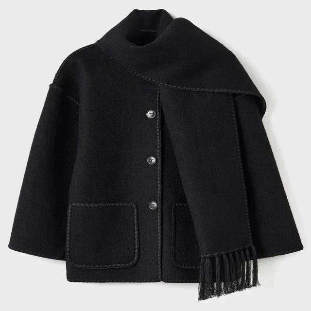 Valenzora – Statement-Jacke mit Schal
