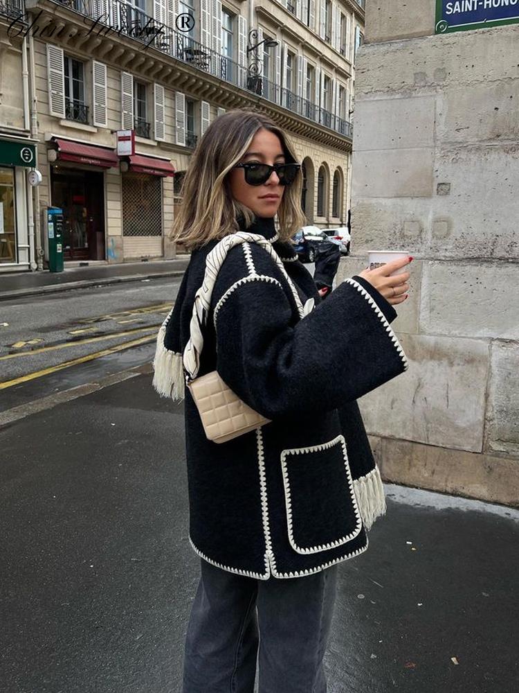 Valenzora – Statement-Jacke mit Schal