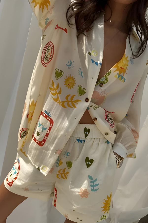 Valenzora | Long-sleeved and short-sleeved set