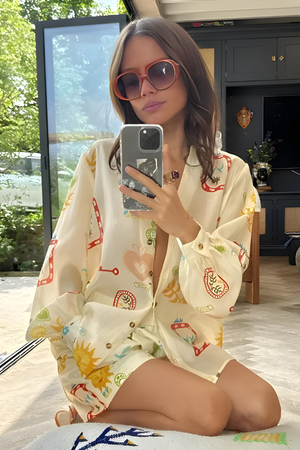 Valenzora | Long-sleeved and short-sleeved set