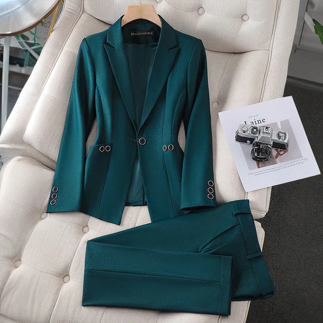 Valenzora | Elegant set of blazer and trousers
