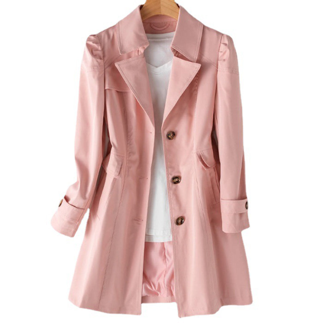 Valenzora | Long Trench Coat Rain Jacket for Women