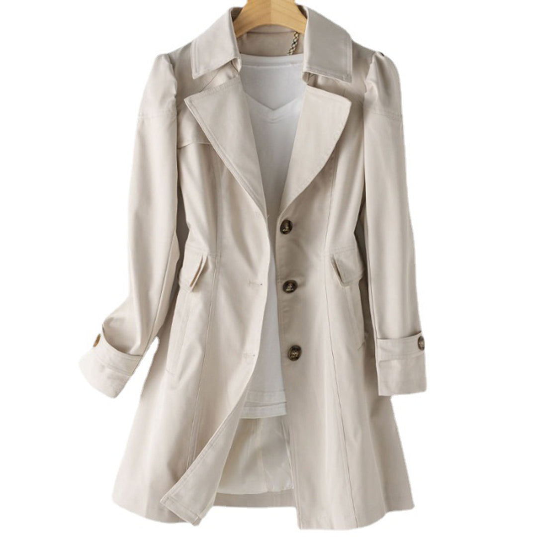 Valenzora | Long Trench Coat Rain Jacket for Women