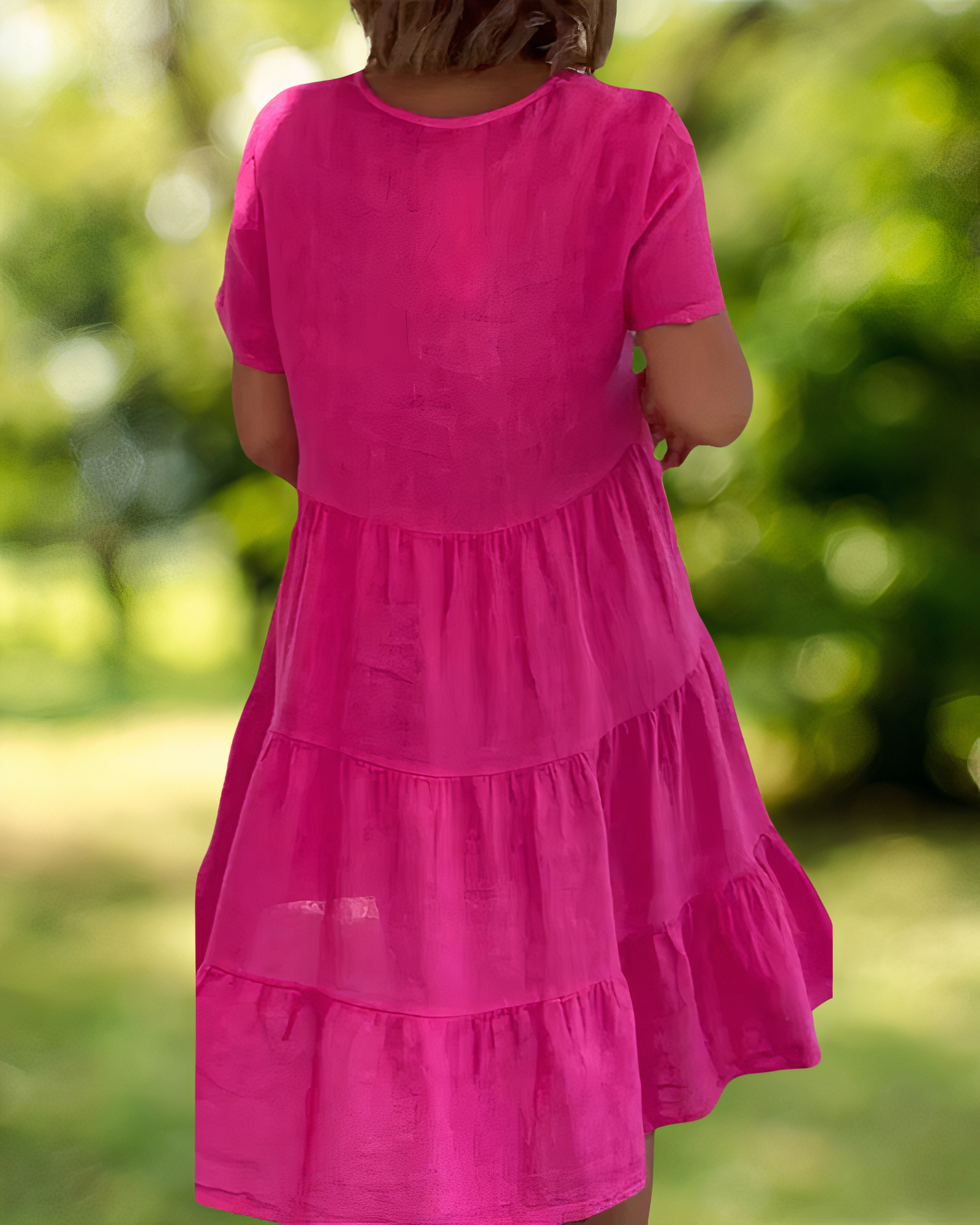 Valenzora | Baumwoll-Leinen-Kleid