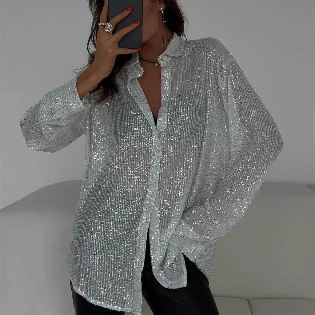 Valenzora | Sequin Glitter Top