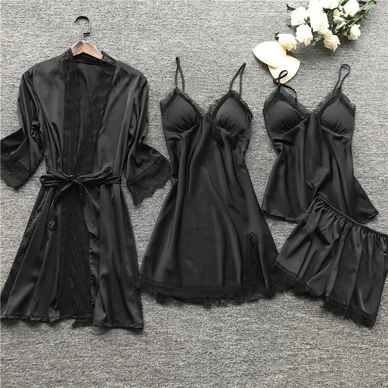 Valenzora | Satin-Pyjama-Set